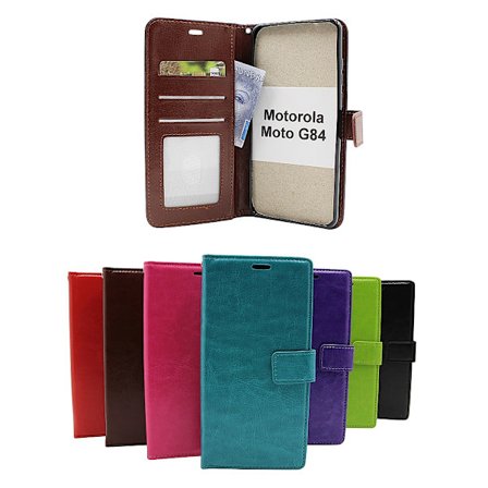 Crazy Horse Wallet Motorola Moto G84