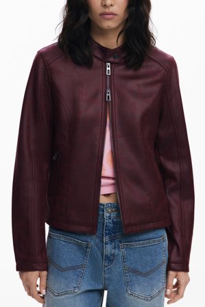 Desigual Giubbotto Donna Rosso