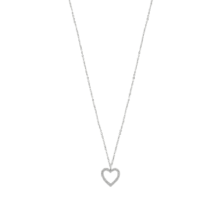 SNÖ of Sweden Valentina Pendant Necklace Halsband Dam Silver 42 cm