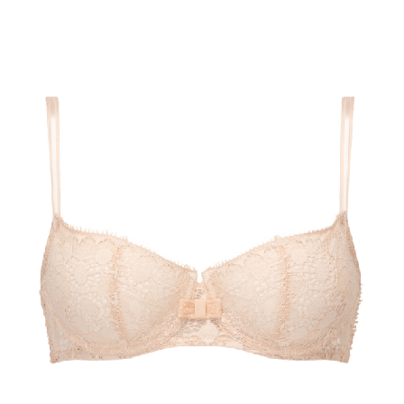 Chantelle Day To Night Half Cup Bra Bh Dam Beige D70