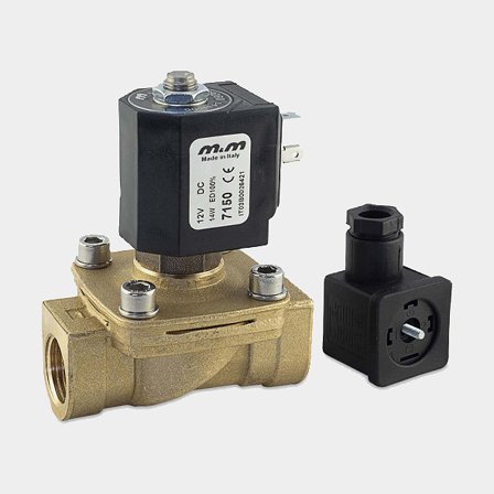 Electric solenoid valve for electric marine toilet Albin Solenoid Valve, 12 V