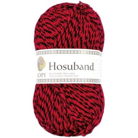 Istex Garn Hosuband Red-Black 0225, 100g