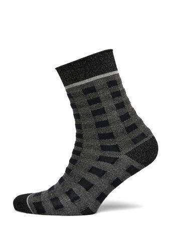 Decoy Ankle Glitter Socks Grey Decoy
