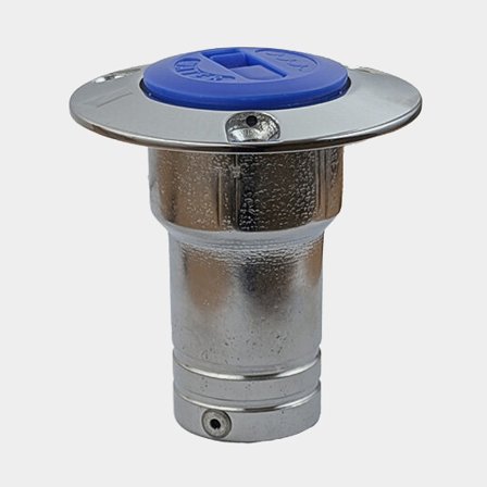 Däcksförskruvning kromad vatten Ø 38 mm