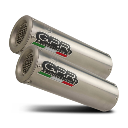 GPR M3 Natural Slip-On Titanium - Suzuki SV 650 A 2017-2017