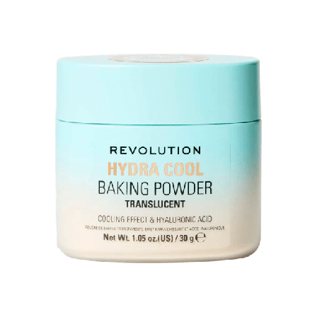 Revolution Hydra Cool Cooling Loose Baking Powder Puder Dam Transparant 30G
