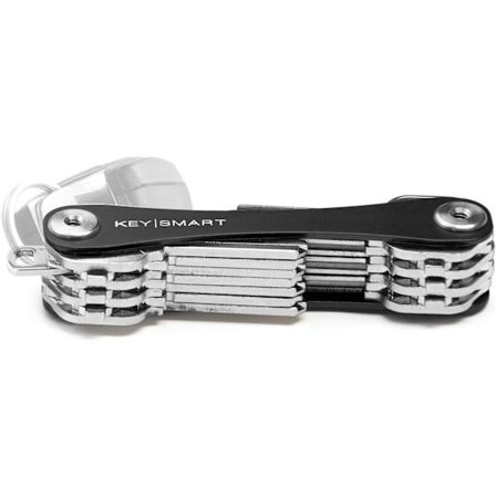 Kompakt nyckelhållare och nyckelorganisatör (upp till 22 nycklar, Svart)