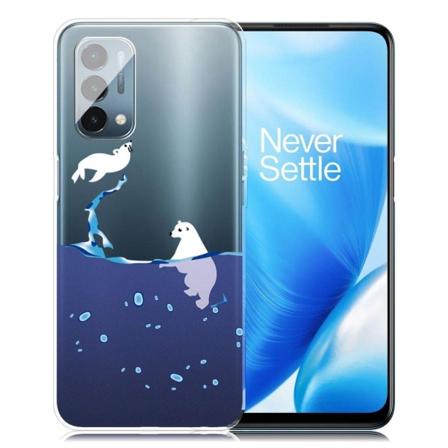 Deco OnePlus Nord N200 5G Suojakotelo - Polar Bears Blue