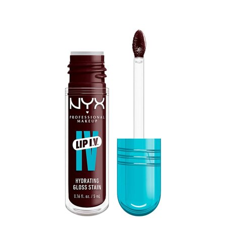 NYX PROFESSIONAL MAKEUP Lip I.V. Hydrating Gloss Stain 15 Water 'Bout Wine?, Makeup, Læber, Lipgloss