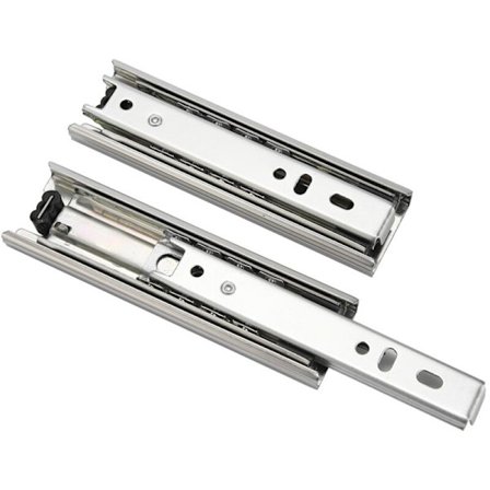 2 stk. 5 tommer mini korte skuffeskinner møbelstyreskinne fuld udtræk køkkenskab hardware