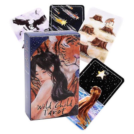 Villi lapsi Tarot-korttiennustusennustuspakka Perhejuhla Lautapeli Kohtalokortti N