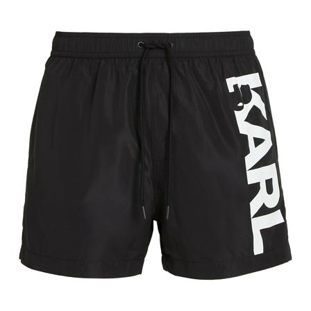 Karl Lagerfeld, Beachwear Czarny, Mężczyzna, Rozmiar: M