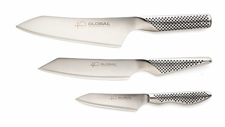 GLOBAL Knivsett i 3-deler 40-års jubileum G-4, GS-58, GS-110