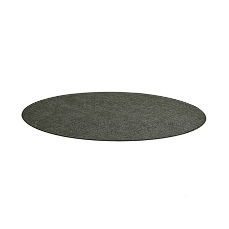 Round rug MELVIN, Ø 2500 mm, green