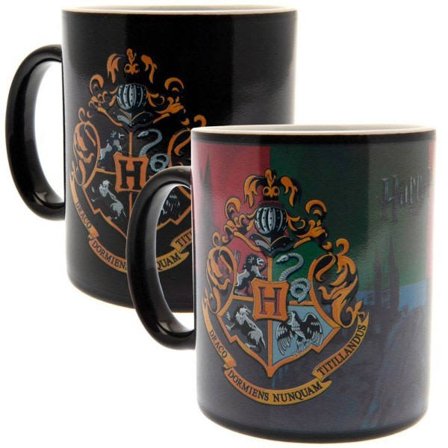 Harry Potter Värmeväxlande Mugg Hogwarts Standard Flerfärgad Multicolored Standard