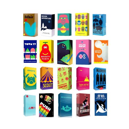 Strategialautapeli – Nine Tiles Panic Durian Maskmen Dropolter Whale To Look Rafter Five Scout – Perhepelipeli DOKOJONG