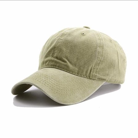 Khaki Hestehale Baseballcaps Dame Vintage Vasket Bomull Solhatt Lett Justerbar Unisex Caps for Trucker Sport Utendørsaktiviteter