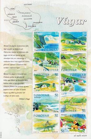 Færøerne 2005 - AFA 508-517 - Postfrisk miniark