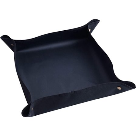 Plantepottemåtte, firkantet bærbar sammenklappelig indendørs plantetransplantationsmåtte, vandtæt pottemåtte sort - 100 cm × 100 cm, AAFGVC