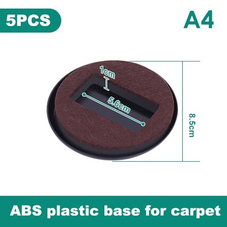 5 st Kontorsstol Hjulstoppare Möbel Hjulkoppar