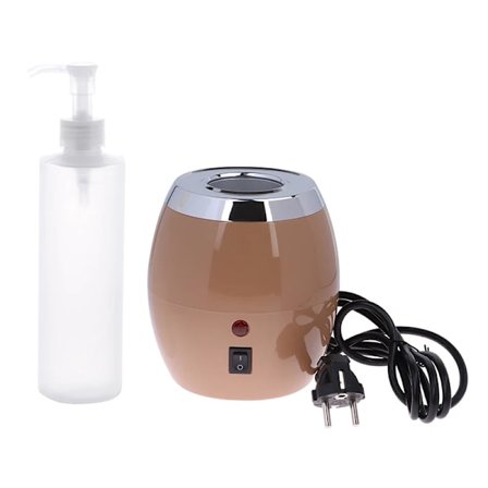 Massasjeolje elektrisk varmer rask oppvarming 60°C temperatur eterisk oljebrenner enkel flaske massasjeolje balsam krem varmer