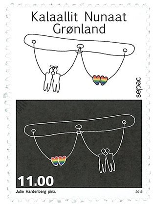 Grønland - Sepac 2015 - Postfrisk frimærke