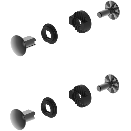 Salomon - Repuestos para fijaciones de snowboard Fijaciones de snowboard Hiback Shadow Hardware Kit