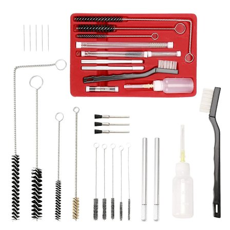 1 Sett Luftbørste Rengjøringssett Bilmaling Sprøyte Rengjøringsbørste Pneumatisk Maling Sprøyte Detalj Rengjøringsreparasjonsverktøy