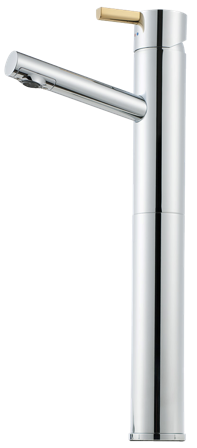 Mora 707161.0065 Tvättställsblandare ettgrepp, utan bottenventil Krom/guld, Badrum