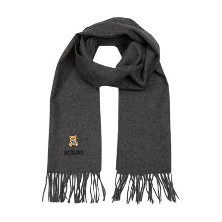 Moschino Scarf , Grijs , Heren , Maat: ONE Size