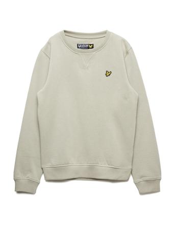 Classic Crew Neck Fleece Sweatshirt Trøje Creme Lyle & Scott Junior