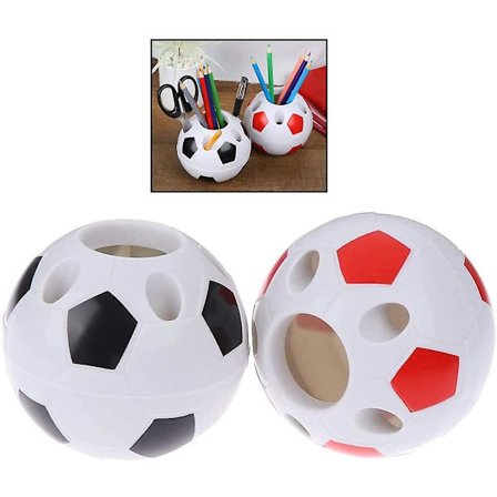 2 stk. Kreativ blyantpotte, fodbold penneholder, brevpapir pen