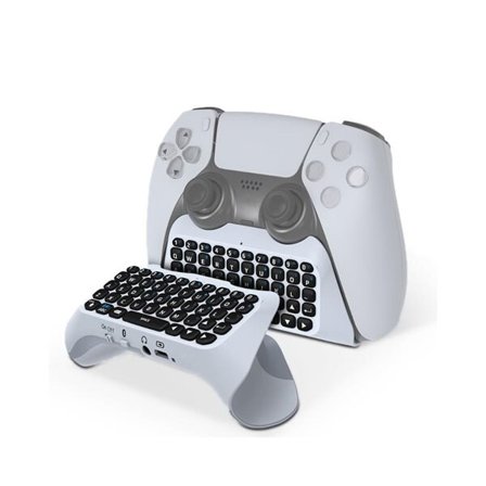 Tastatur for PS5-håndkontroll med Bluetooth og innebygd høyttaler