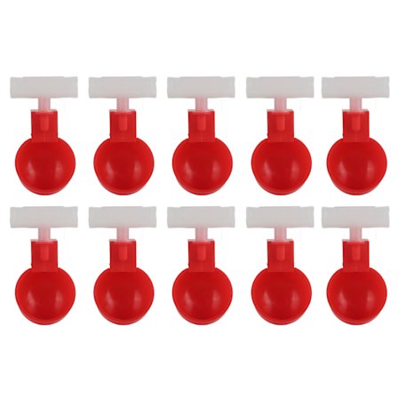 10 stk. Automatiske kyllingedrikkekar, lækagesikkert design til ænder og fugle G1/2