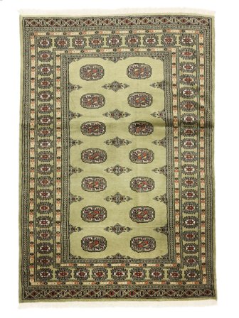 Hand Knotted Pakistan Bokhara 2Ply Rug 124X184