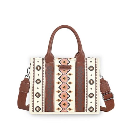 Tote-veske for kvinner, Aztec-håndvesker, Western-vesker, Boho-skuldertaske (S)