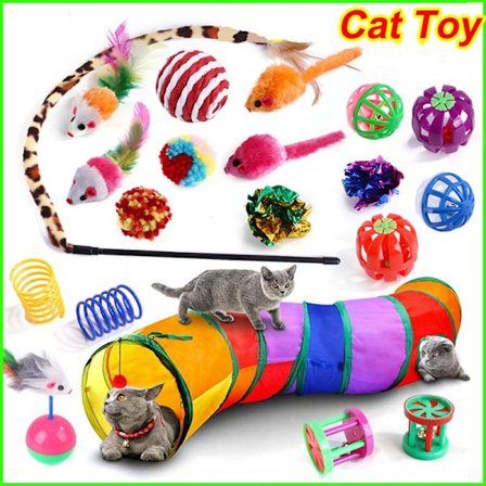 Cat Toy Pet Leksaker Tunnel Interactive Indoor Toy