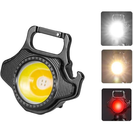 Mini bärbar arbetslampa, 800 lumen USB-laddningsbar inspektion