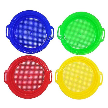 stk plast sand sil barn leker strand sand sil leketøy morsom strand leke (rød, gul, blå, grønn)