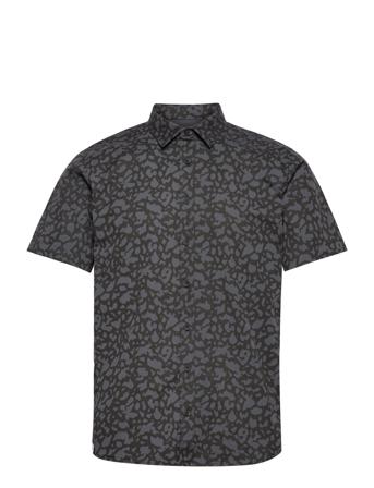 Saimaa Ss Shirt Kortermet Skjorte Grå Makia
