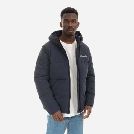 Champion, Down Jackets Blauw, Heren, Maat:L