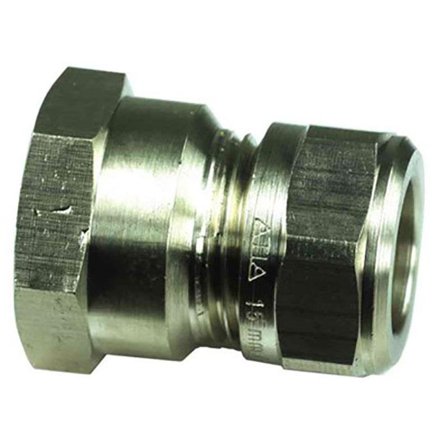 Gelia 3006117122 Klemringkobling rett, kobber-inv. gjenge 22 x G20, messing, Installasjon