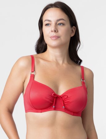 Dorina Fiji/Eco Bikini_Top - Red - G x 75