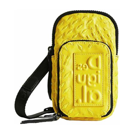 Desigual, Wallets Cardholders Żółty, Kobieta, Rozmiar: ONE Size