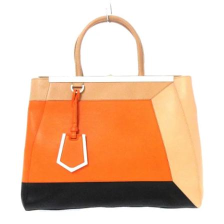 Fendi Vintage, pre-owned Handbag Oranje, Dames, Maat:ONE Size,leer