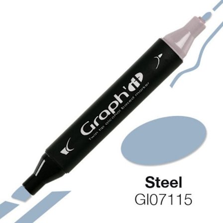 Grafit 7115 Stål Alkoholmarker
