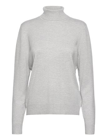 Crtammy Rollneck Høyhalset Pologenser Grå Cream