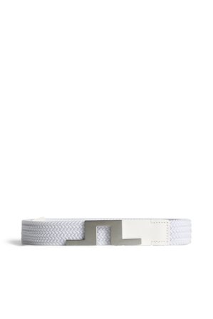 J.Lindeberg - Braided Bridge Belt 30 - Golf - White - - M