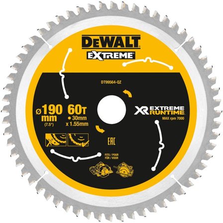 Dewalt DT99564 Sågklinga 60T, Såga