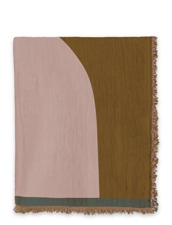 Rocks Throw Home Textiles Cushions & Blankets Blankets & Throws Vaaleanpunainen Mette Ditmer